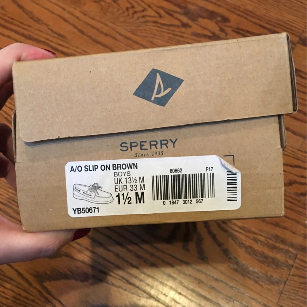 Sperry Brown Leather Boat Shoes Moccasin Loafers